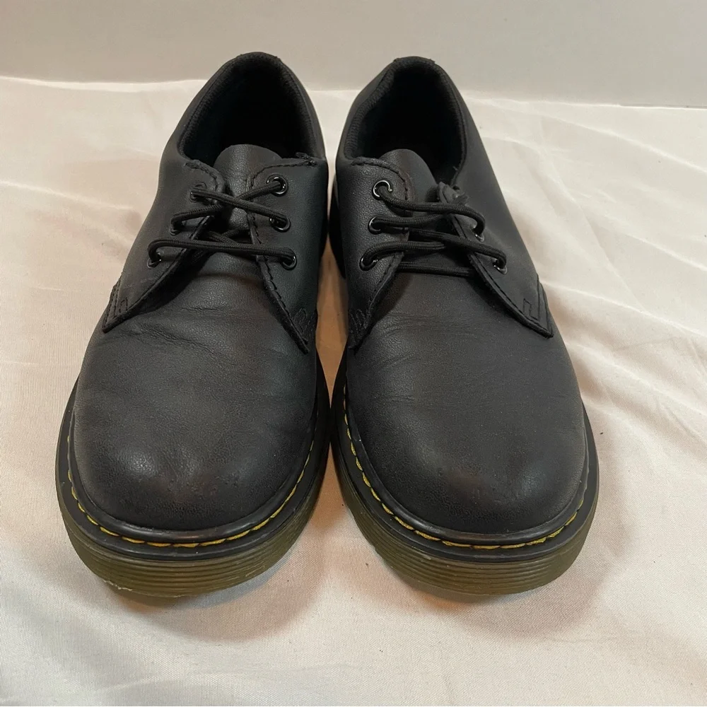 Dr. Martens 1461 J Junior Black Softy T Leather Oxford Shoes Size 3 US